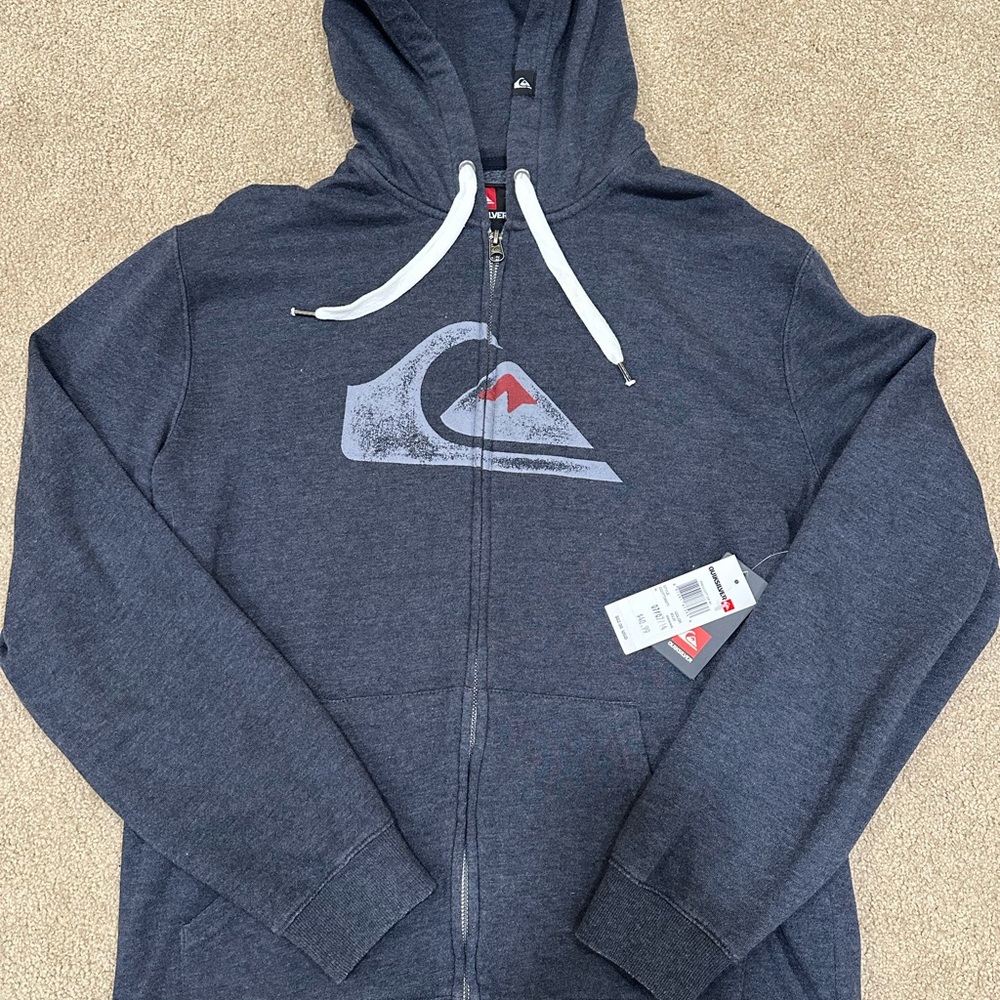 Quiksilver Dark Gray Zip-Up Jacket